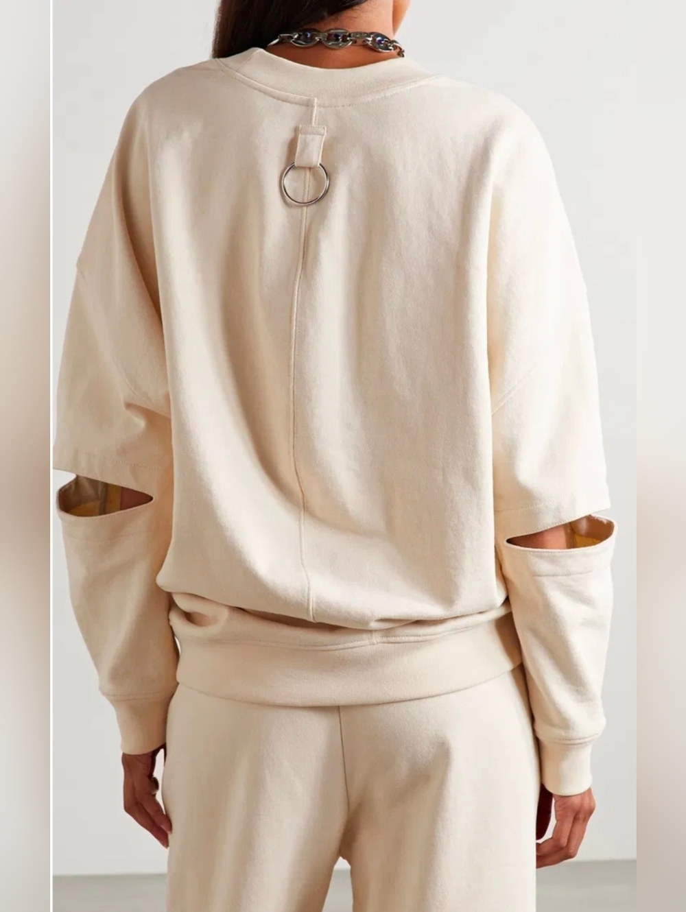 Tibi Cocoon Crewneck Sweatshirt M Like New